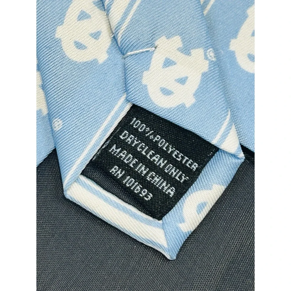 University of North Carolina Tie UNC Larson Sports Baby Blue White